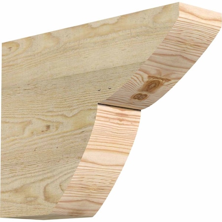 Ekena Millwork Crestline Rough Sawn Rafter Tail, Douglas Fir, 4"W x 12"H x 16"L RFT04X12X16CRE00RDF